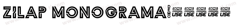 Zilap Monograma字体转换